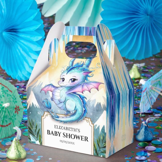 Whimsical Dragon Baby Dusche Geschenkschachtel (Party)