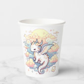 Whimsical Dragon Baby Dusche Pappbecher (Vorderseite)