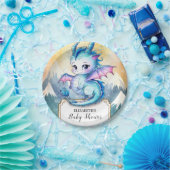 Whimsical Dragon Baby Dusche Pappteller (Party)