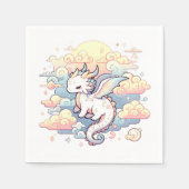 Whimsical Dragon Baby Dusche Serviette (Vorderseite)