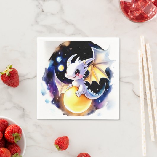 Whimsical Dragon Baby Dusche Serviette (Beispiel)