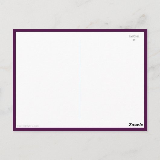 Whimsical Dragon Baby Dusche Vielen Dank Postkarte (Rückseite)