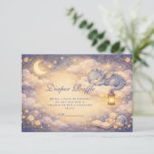 Whimsical Dragon Fantasy Diapper Raffle Begleitkarte (Stehend Vorderseite)