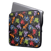 Whimsical Dragon Lovers Patterns Laptop Sleeve (Vorderseite Links)