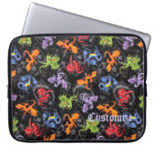 Whimsical Dragon Lovers Patterns Laptop Sleeve (Vorderseite)