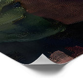 Whimsical Dragon Reading Train Your Human Book Poster (Ecke)