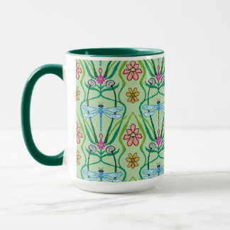 Whimsical Dragonflies Big Tasse