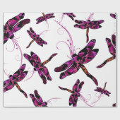 Whimsical Dragonflies Geschenkpapier (Flach)