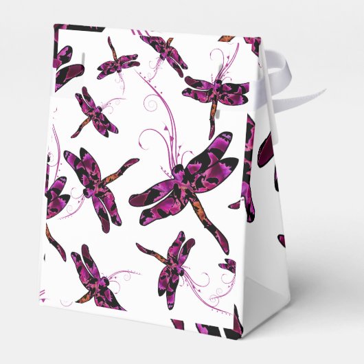 Whimsical Dragonflies Geschenkschachtel (Rückseite)