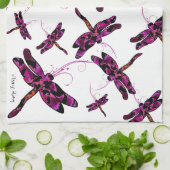 Whimsical Dragonflies Handtuch (Gefaltet)
