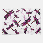 Whimsical Dragonflies Handtuch (Horizontal)