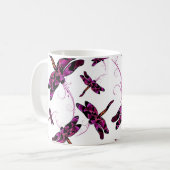 Whimsical Dragonflies Kaffeetasse (Vorderseite Links)