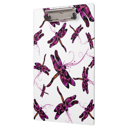 Whimsical Dragonflies Klemmbrett (Links)