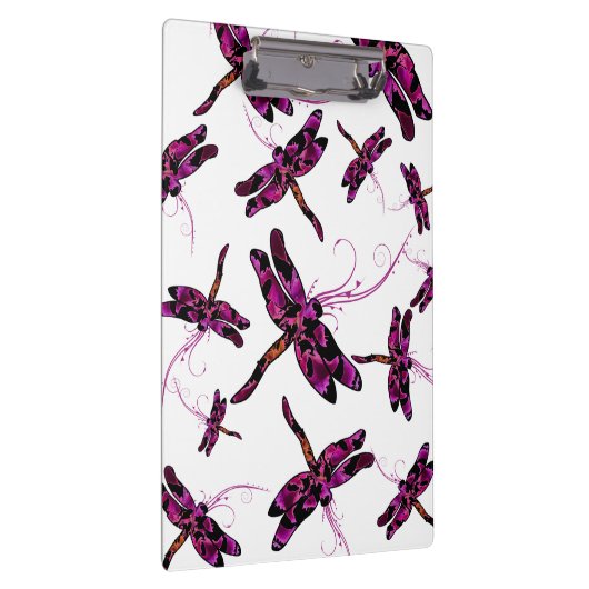 Whimsical Dragonflies Klemmbrett (Rechts)