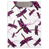 Whimsical Dragonflies Klemmbrett (Vorderseite)
