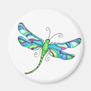 Whimsical Dragonflies Magnet