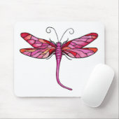 Whimsical Dragonflies Mousepad (Mit Mouse)