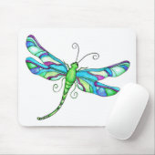 Whimsical Dragonflies Mousepad (Mit Mouse)
