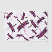 Whimsical Dragonflies Seidenpapier (Vorderseite)