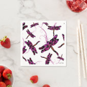 Whimsical Dragonflies Serviette (Beispiel)