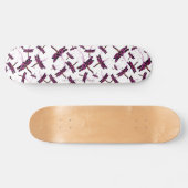 Whimsical Dragonflies Skateboard (Horizontal)