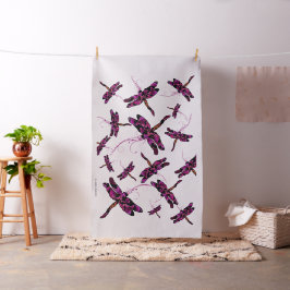 Whimsical Dragonflies Stoff