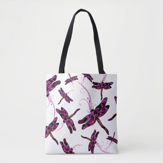 Whimsical Dragonflies Tasche (Vorderseite)