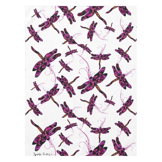 Whimsical Dragonflies Tischdecke (Vorderseite)
