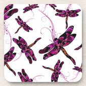 Whimsical Dragonflies Untersetzer (Vorderseite)