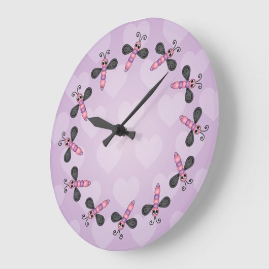 Whimsical Dragonfly Uhren (Winkel)