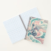 Whimsical Drakes: Pastel Dragon Fantasy Notizblock (Innenseite)