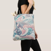 Whimsical Drakes: Pastel Dragon Fantasy Tasche (Von Nahem)