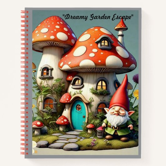 "Whimsical Dream Garden" Notizblock (Vorderseite)