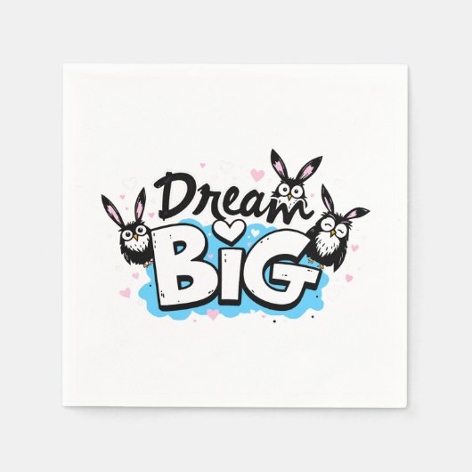 Whimsical Dreamers Serviette (Vorderseite)