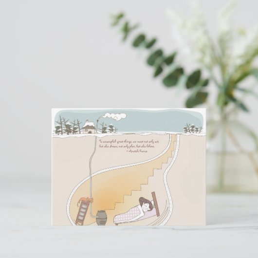 Whimsical Dreamscape 10 Postkarte (Stehend Vorderseite)