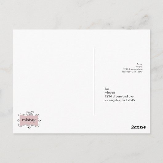 Whimsical Dreamscape 10 Postkarte (Rückseite)