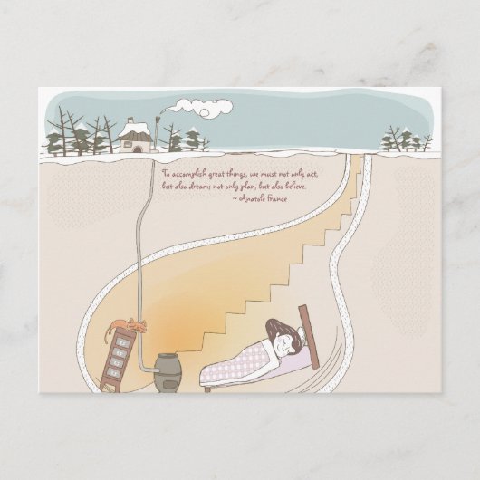 Whimsical Dreamscape 10 Postkarte (Vorderseite)