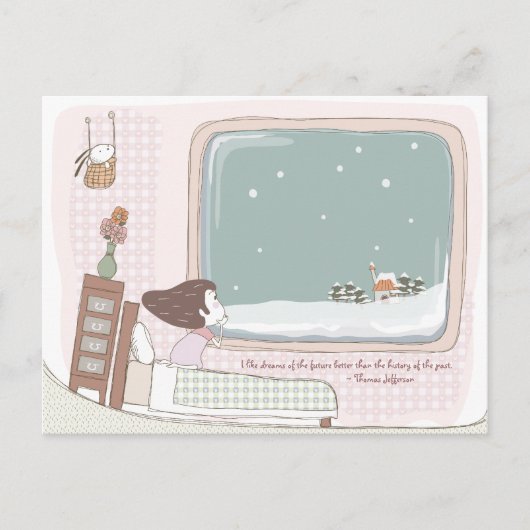 Whimsical Dreamscape 12 Postcard Postkarte (Vorderseite)