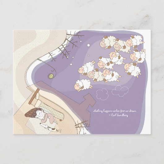 Whimsical Dreamscape 3 Postkarte (Vorderseite)