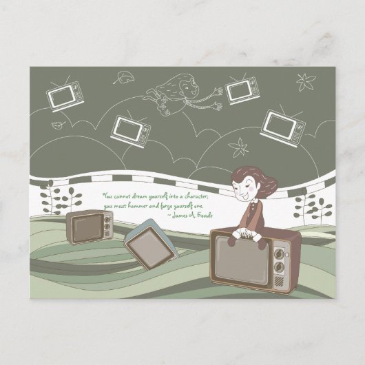 Whimsical Dreamscape 8 Postkarte (Vorderseite)