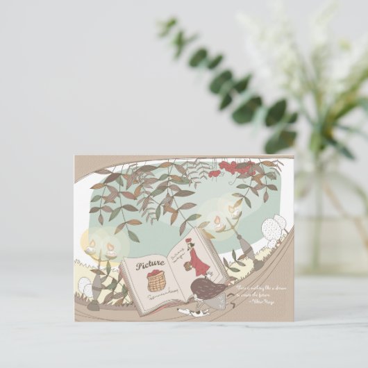 Whimsical Dreamscape 9 Postkarte (Stehend Vorderseite)