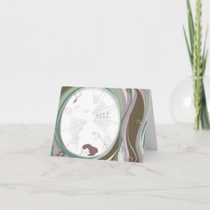 Whimsical Dreamscapes Zitat 4 Grußkarte Karte