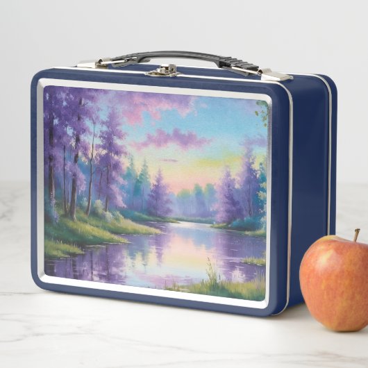 Whimsical Dreamwald Szene Metal Lunchbox (Beispiel)