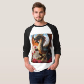 Whimsical Dreamy Dragon T - Shirt (Vorne ganz)