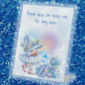 Whimsical Drop Books for Baby Shower Sockelschild