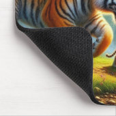 Whimsical Dschungelparadies Malerei Mousepad (Ecke)