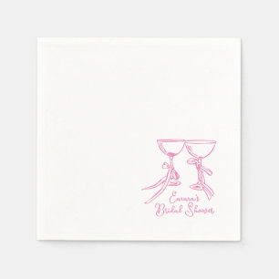 Whimsical Duschpapier Cocktail Napkin Serviette