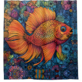 Whimsical Duschvorhang (Vorderseite)