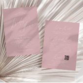 Whimsical Dusty Rose | Alles in einer Babydusche Einladung