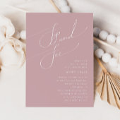 Whimsical Dusty Rose Baby Sip & See Einladung